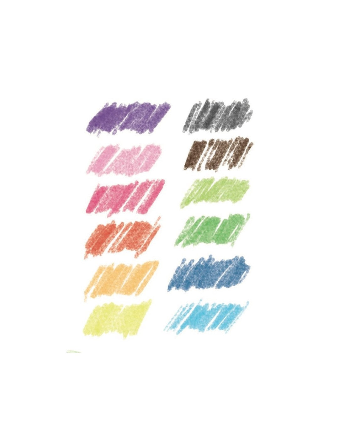 12 Crayons aquarellables-Djeco-Super Châtaigne-Matériel : Product type