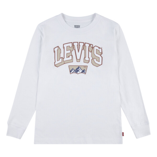 Tee shirt manches longues | Blanc Aventure