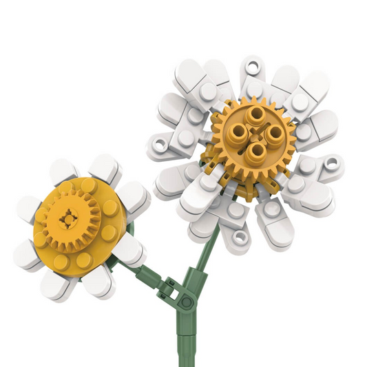 Blocs de construction de fleurs | Chrysanthème de 106 pièces