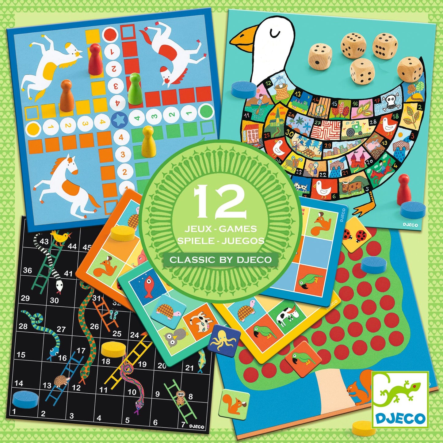Boîte de 12 jeux de société | Classique box