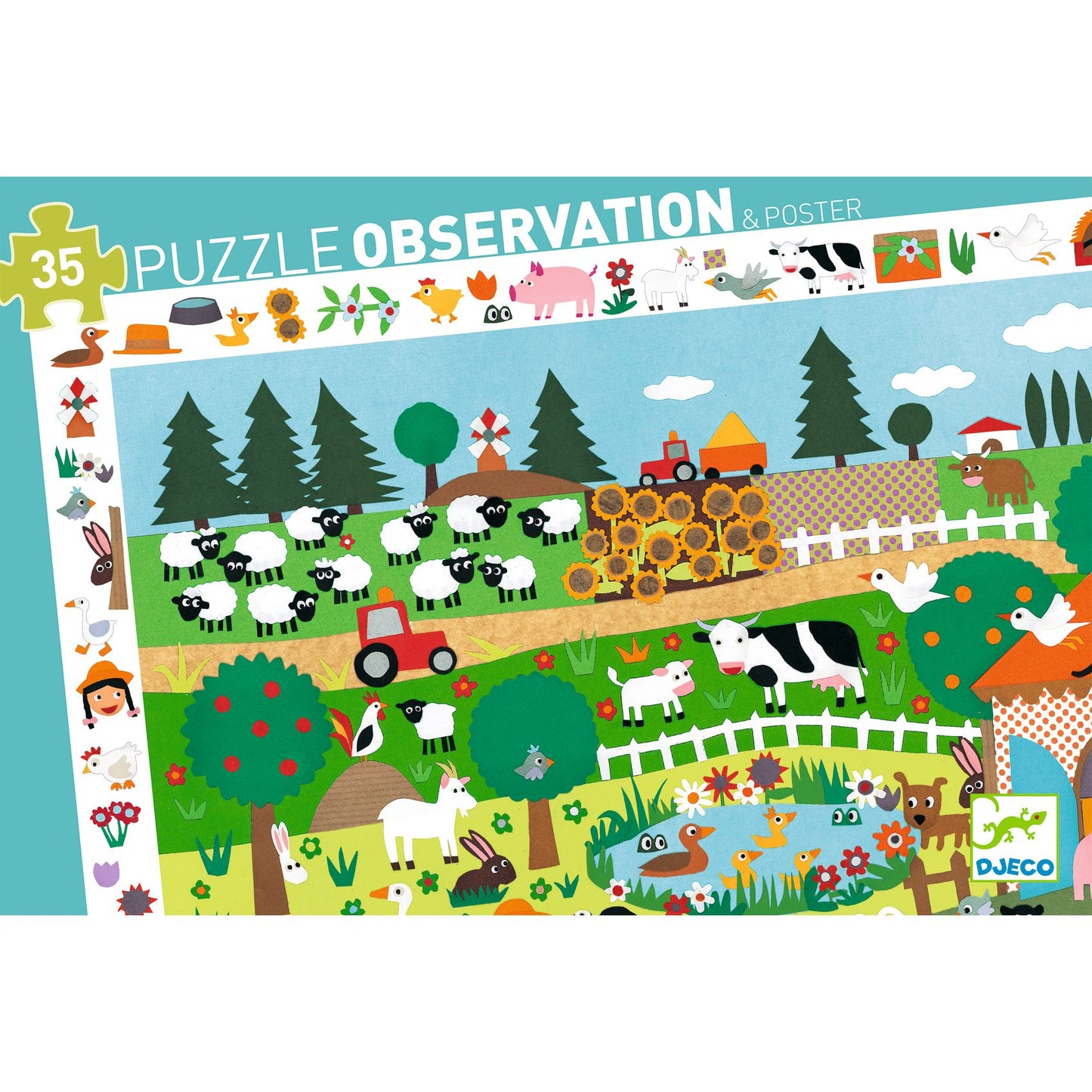Puzzle 35 pièces | La ferme