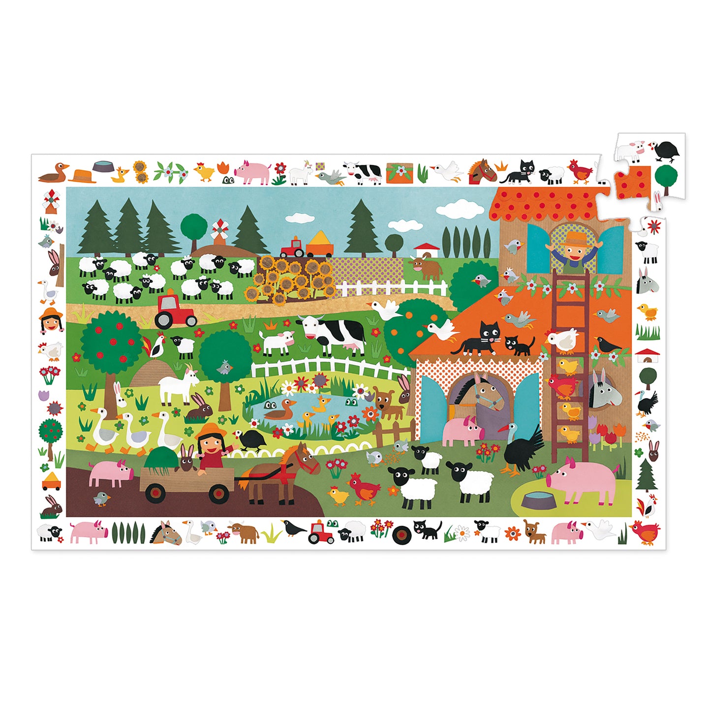 Puzzle 35 pièces | La ferme
