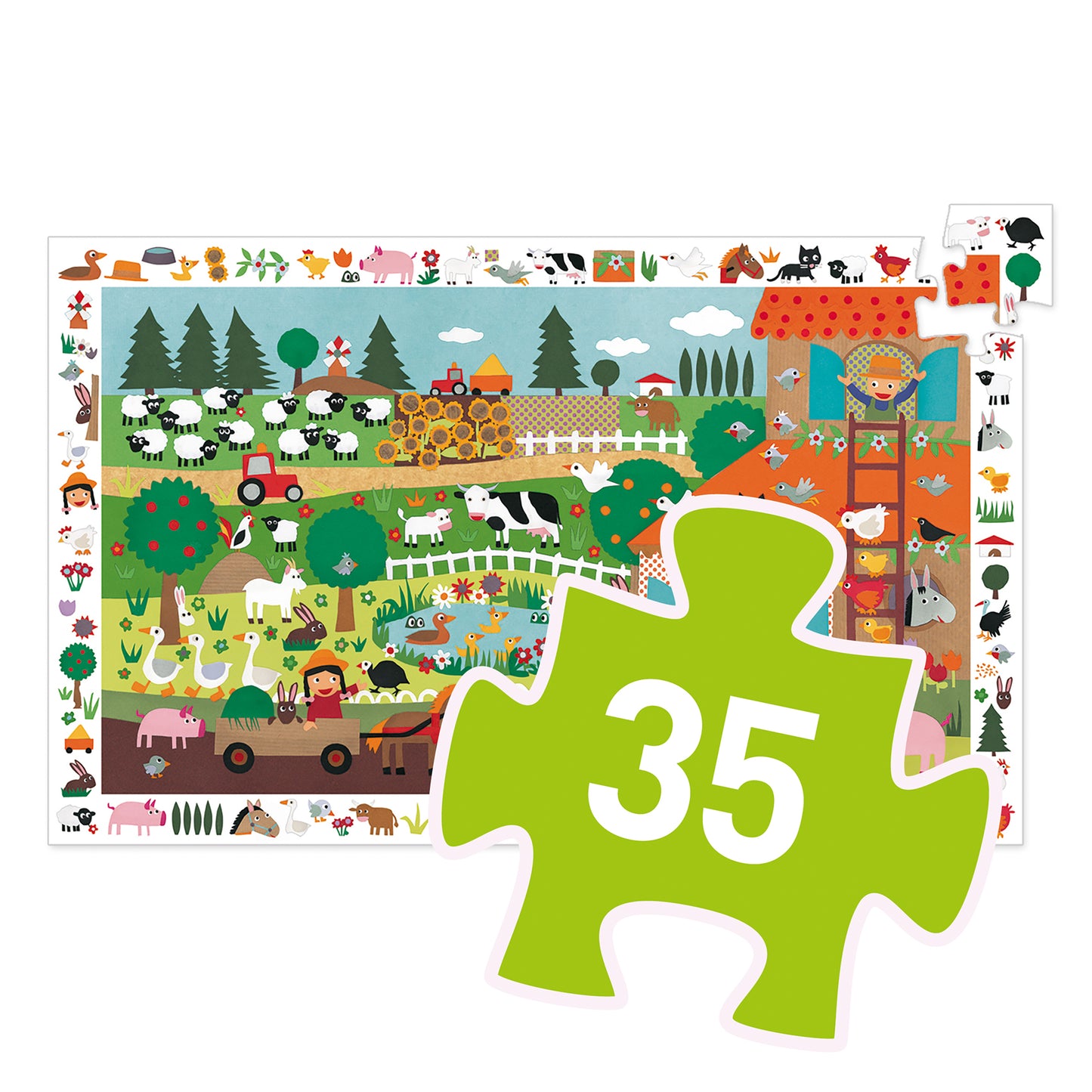 Puzzle 35 pièces | La ferme