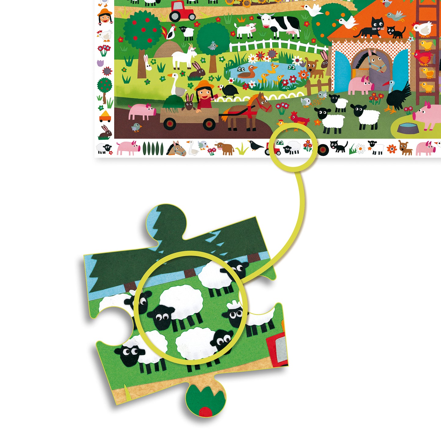 Puzzle 35 pièces | La ferme