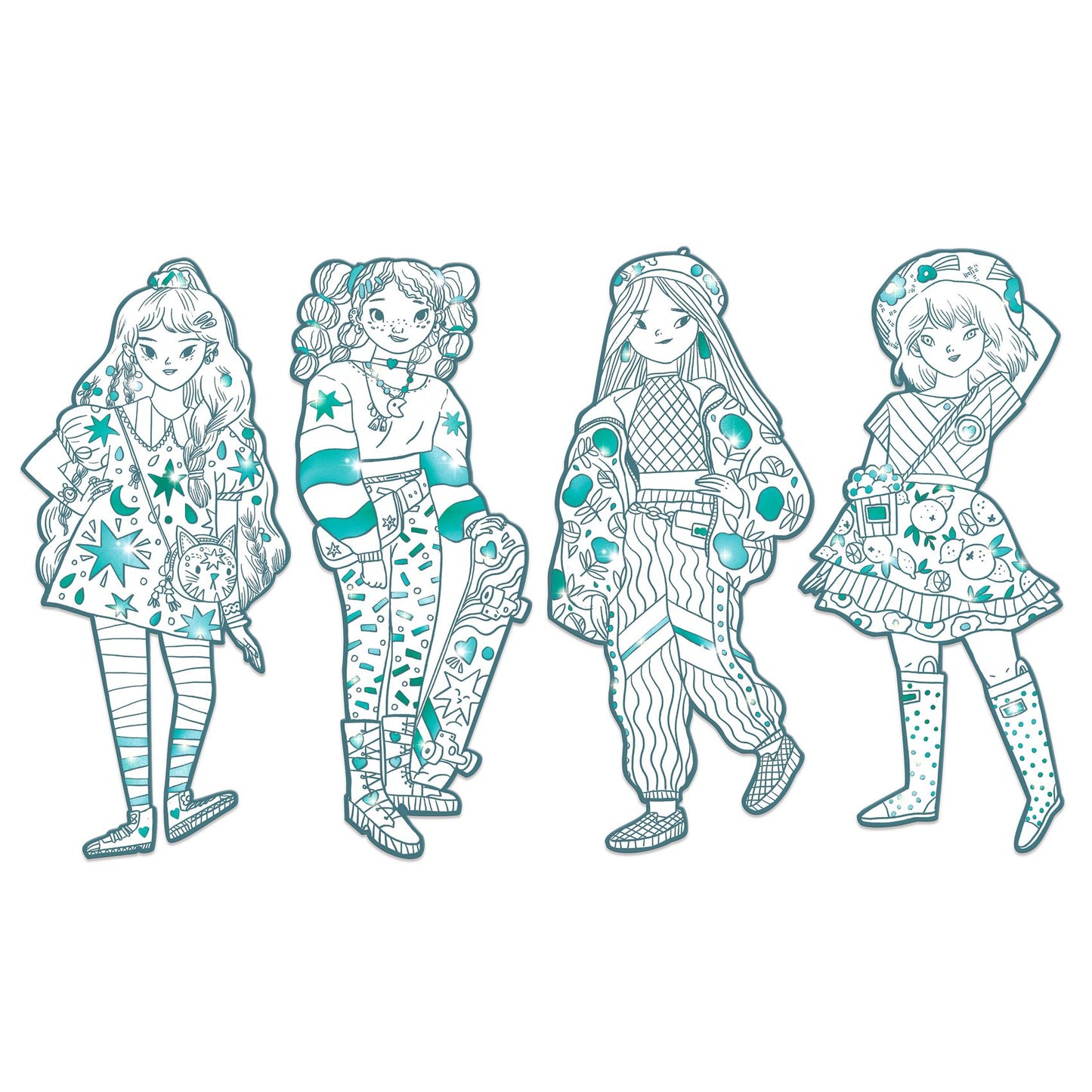 Coloriages géants | Mode Angèle & ses amies