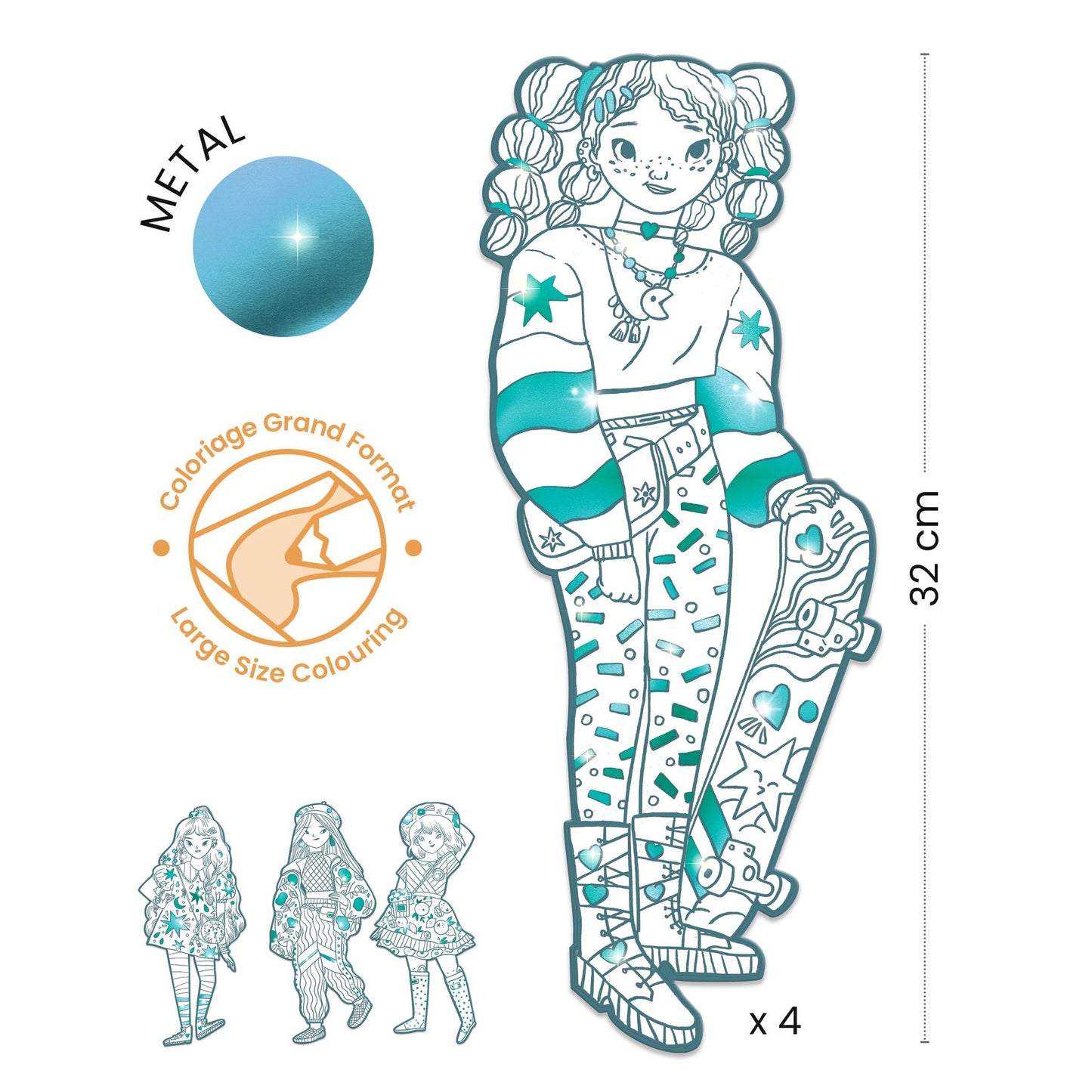 Coloriages géants | Mode Angèle & ses amies