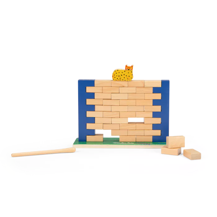 Mur vacillant en bois