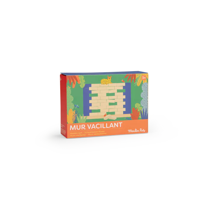 Mur vacillant en bois