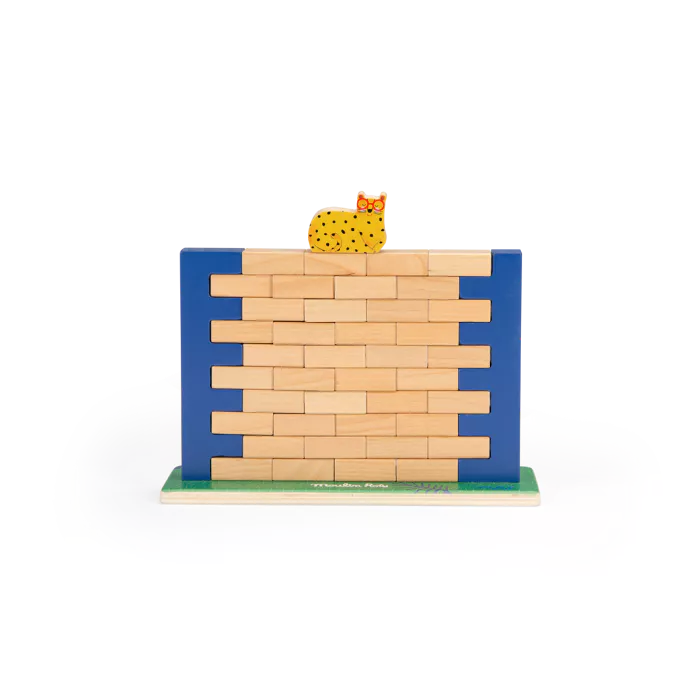 Mur vacillant en bois