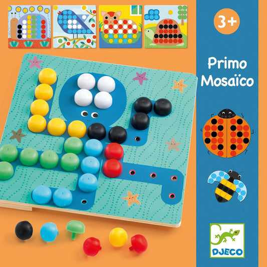 Apprendre les couleurs | Primo Mosaïco-Djeco-Super Châtaigne-Jeux éducatifs : Product type