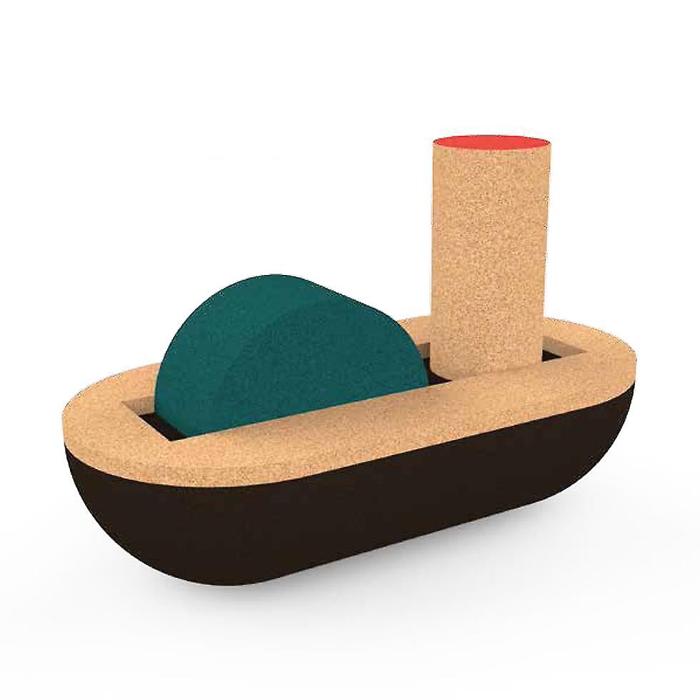 Bateau en liège bleu pour le bain-Elou-Super Châtaigne-Bain : Product type