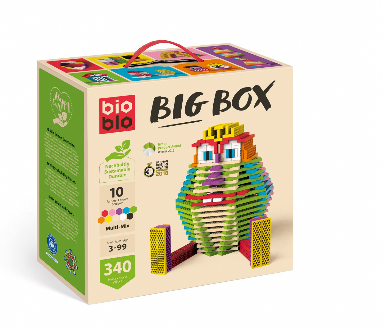 Big Box | 340 briques-Bioblo-Super Châtaigne-Puzzle : Product type