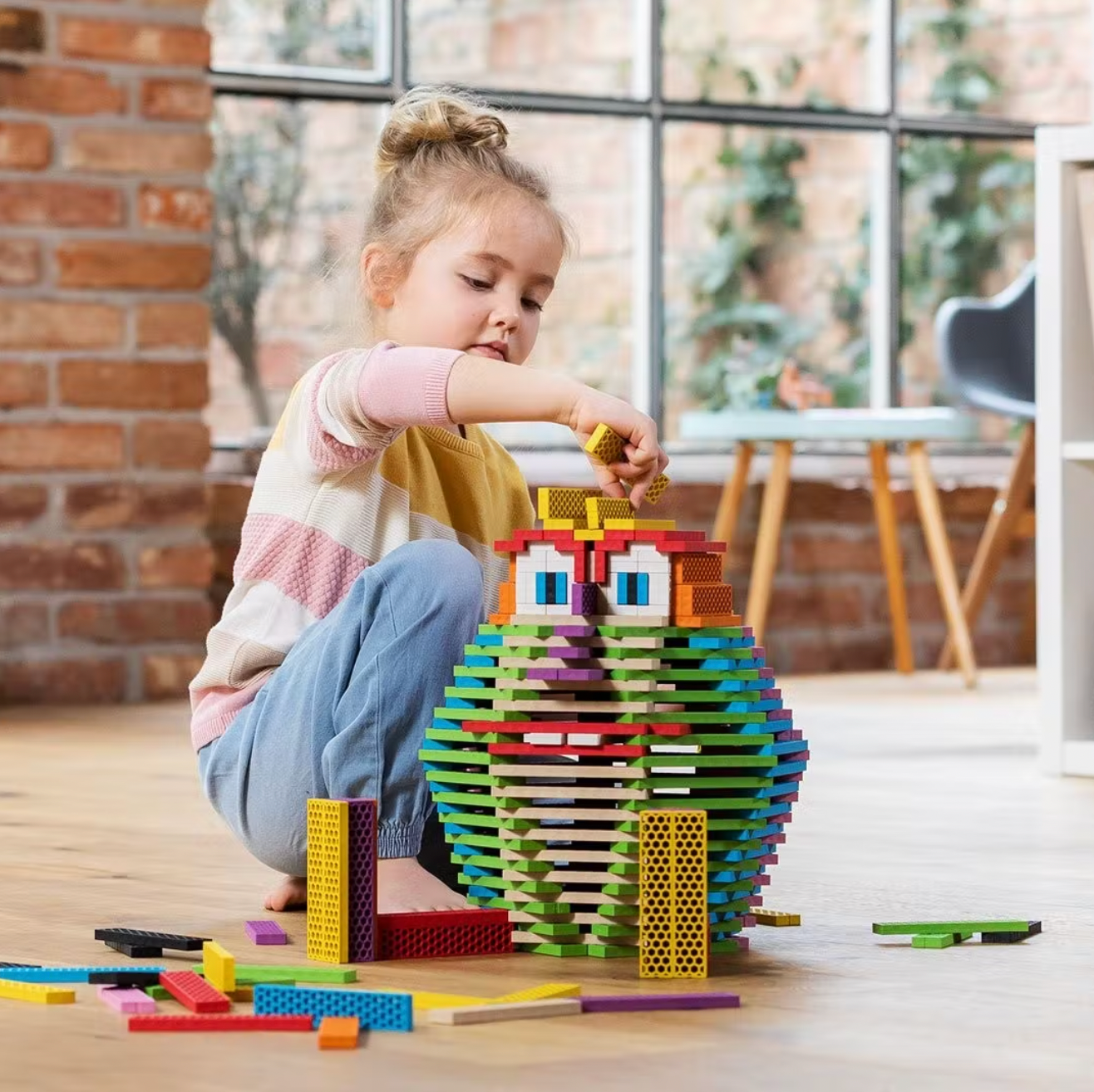 Big Box | 340 briques-Bioblo-Super Châtaigne-Puzzle : Product type
