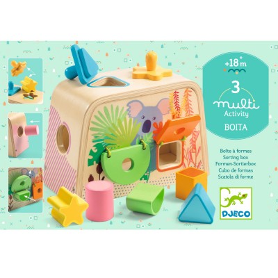 Boîte à formes | Multi Boita-Djeco-Super Châtaigne-Eveil & Motricité : Product type