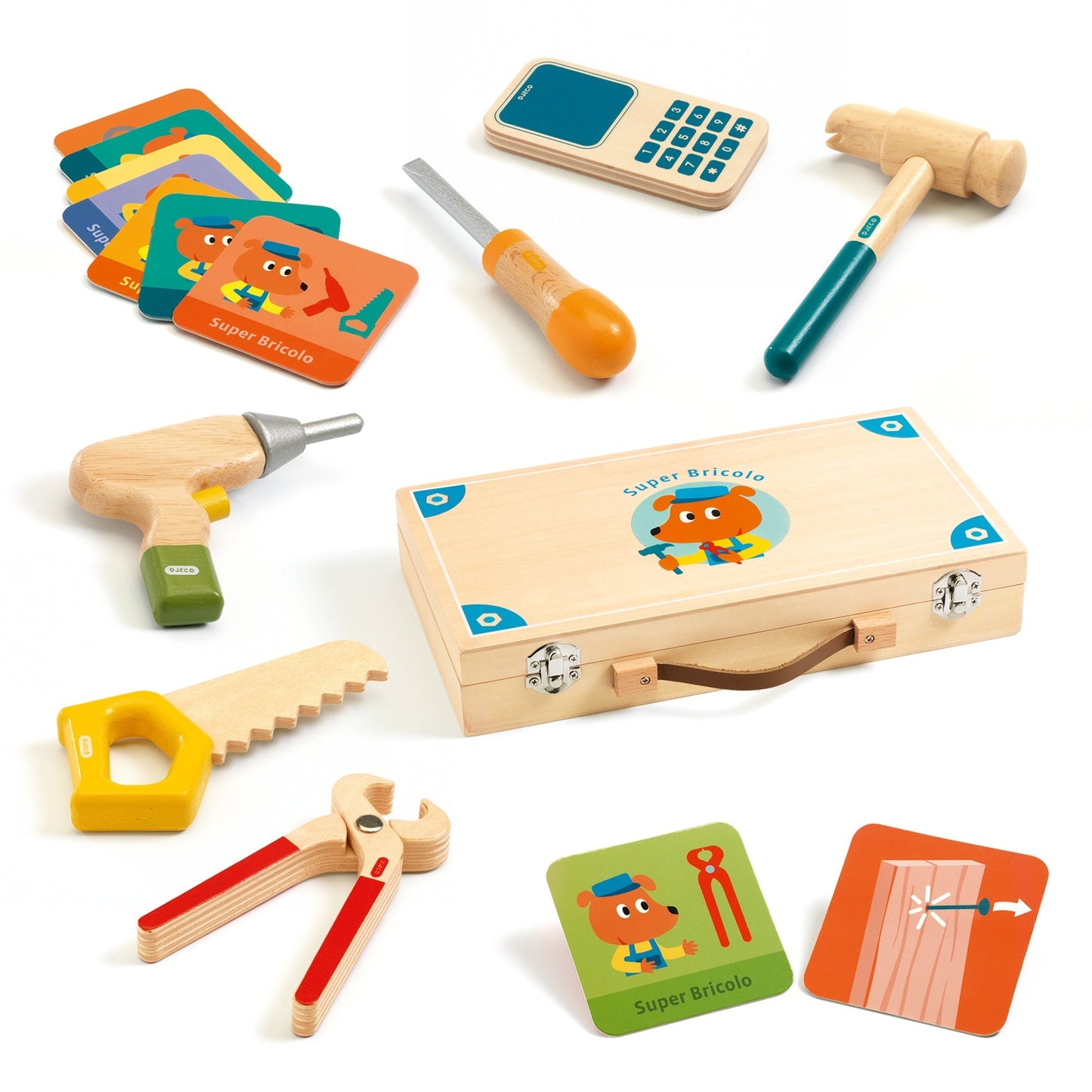 Boîte à outils | Super Bricolo-Djeco-Super Châtaigne-Imitation : Product type