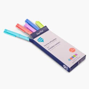 Boite de 5 feutres effaçables pour silicone-Super Petit-Super Châtaigne-Loisirs créatifs : Product type