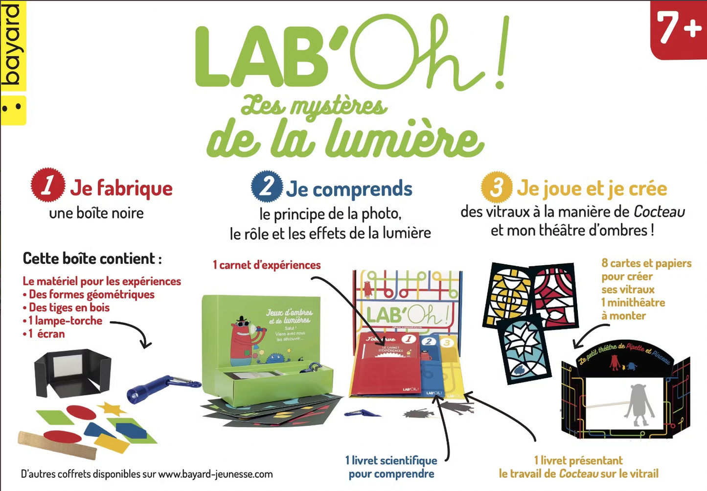 Box sciences - Les secrets de la lumière-Bayard-Super Châtaigne-Jeux éducatifs : Product type