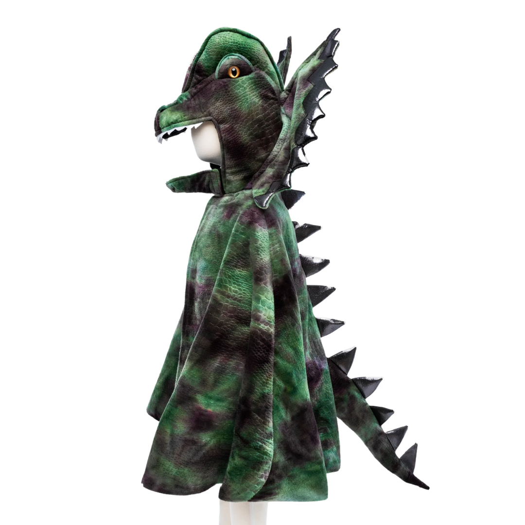 Cape dinosaure | Dilophosaurus-Great Pretenders-Super Châtaigne-Imagination : Product type