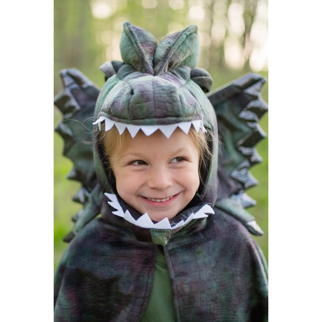 Cape dinosaure | Dilophosaurus-Great Pretenders-Super Châtaigne-Imagination : Product type