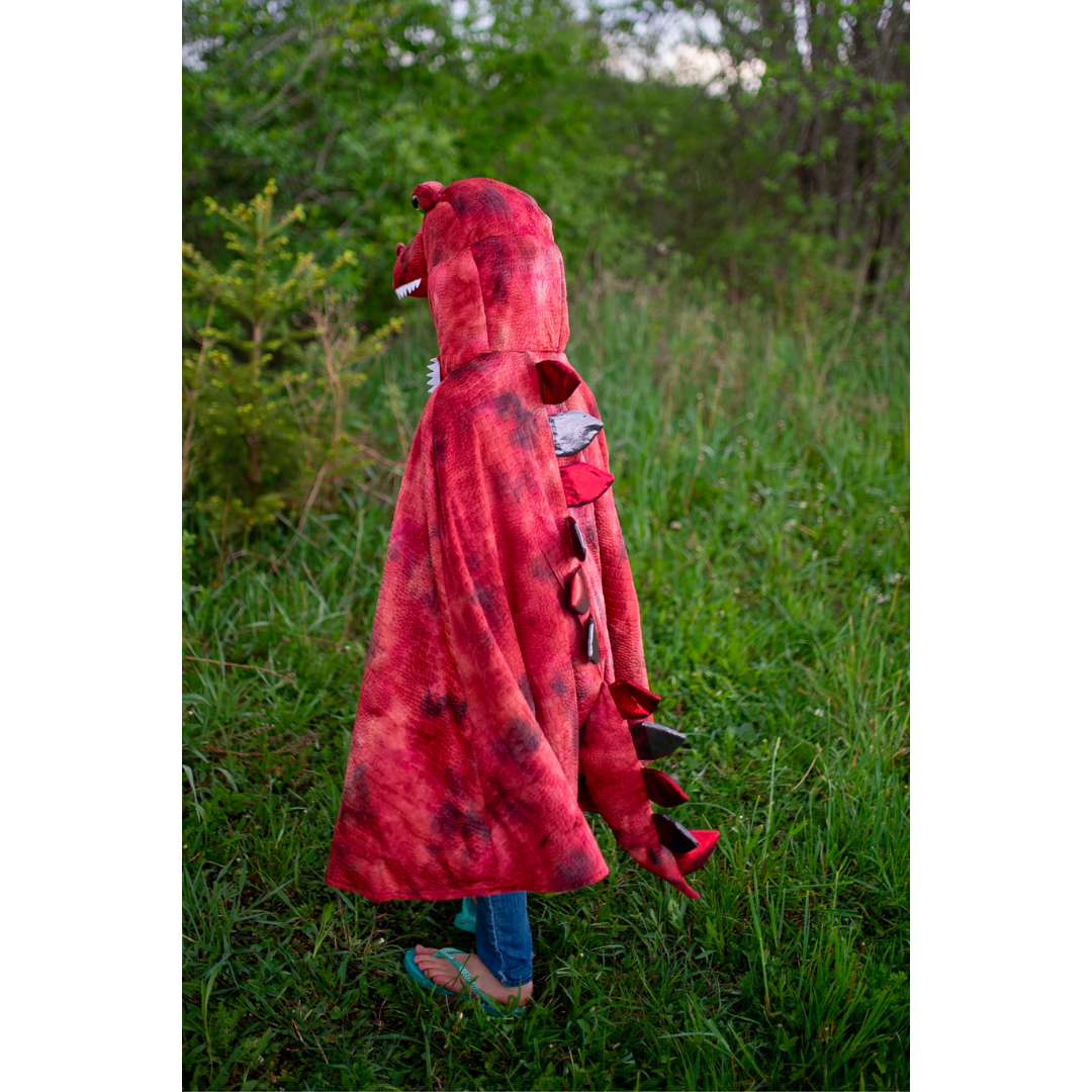 Cape dinosaure | Grand T-Rex Rouge-Great Pretenders-Super Châtaigne-Imagination : Product type