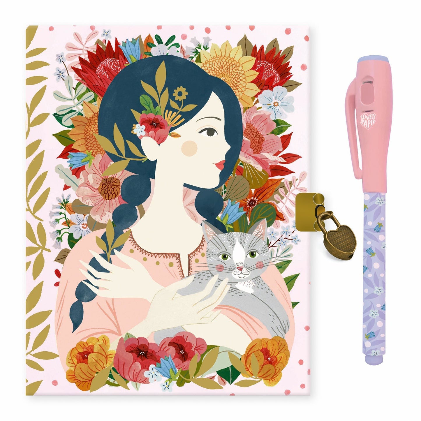 Carnet secret avec stylo magique | Oana-Djeco-Super Châtaigne-Imagination : Product type