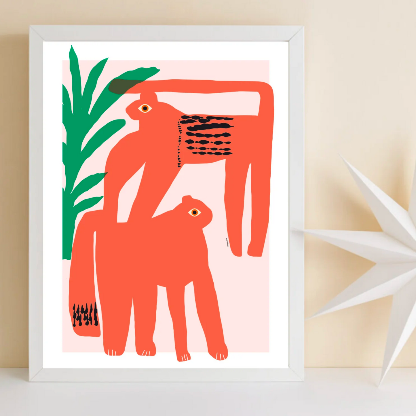Chats rouges- Flo-Flo Giordano-Super Châtaigne-affiche : Product type