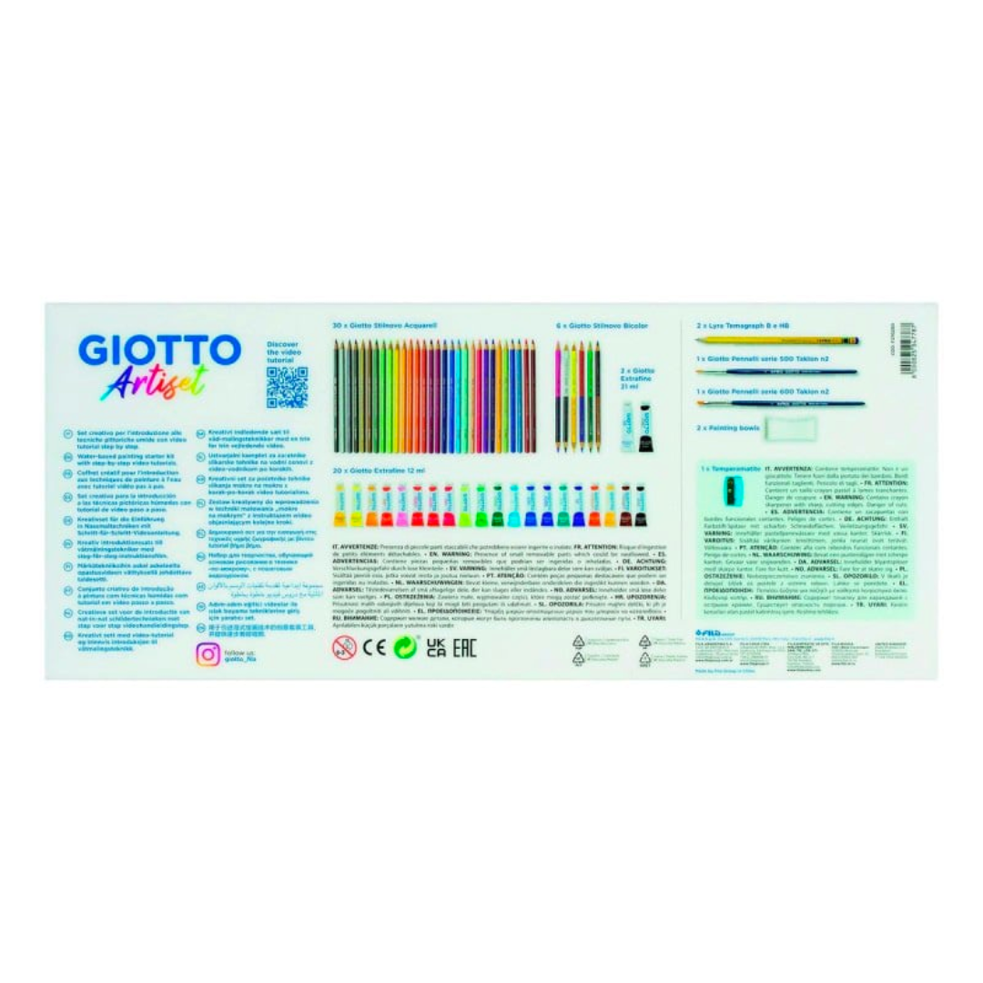 Coffret d'artiste | Peinture & dessin-Giotto-Super Châtaigne-Matériel : Product type
