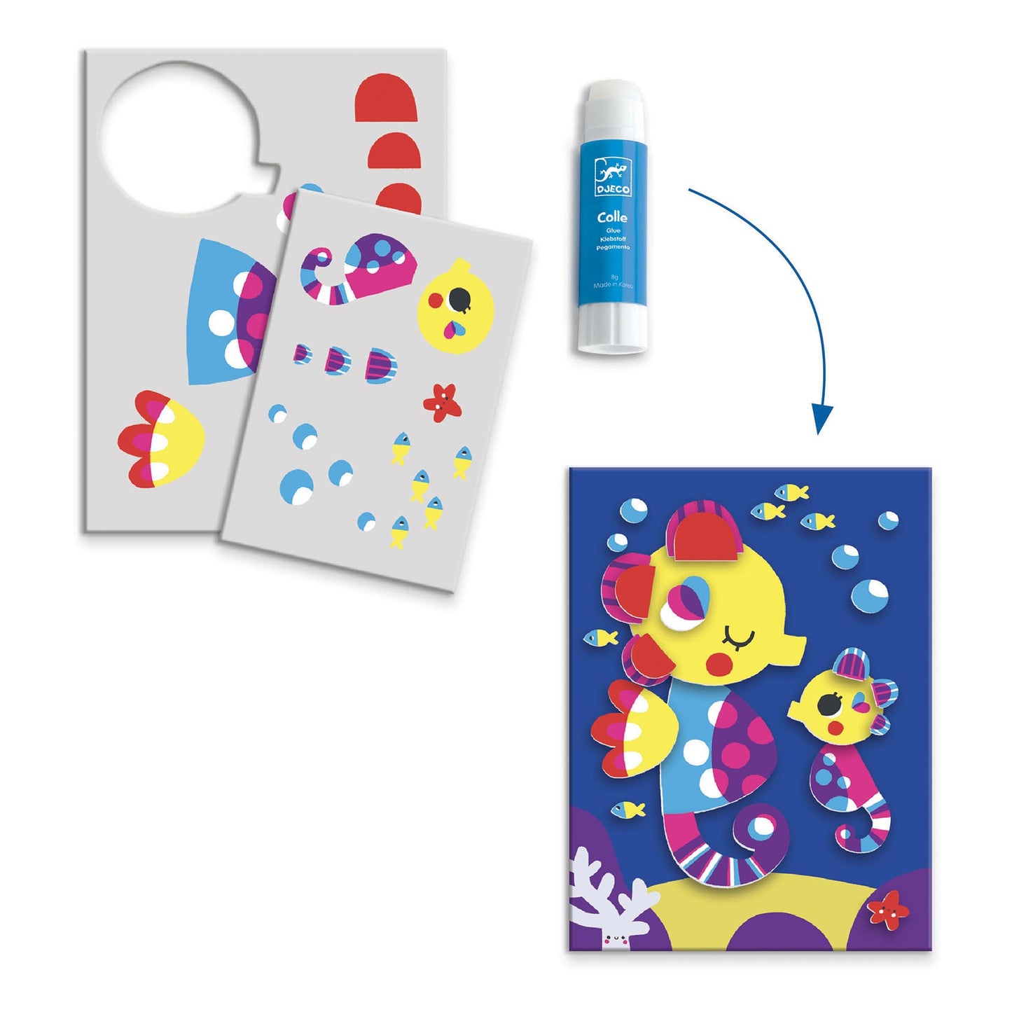 Coffret multi activités | La mer et ses plaisirs-Djeco-Super Châtaigne-Création & Fabrication : Product type