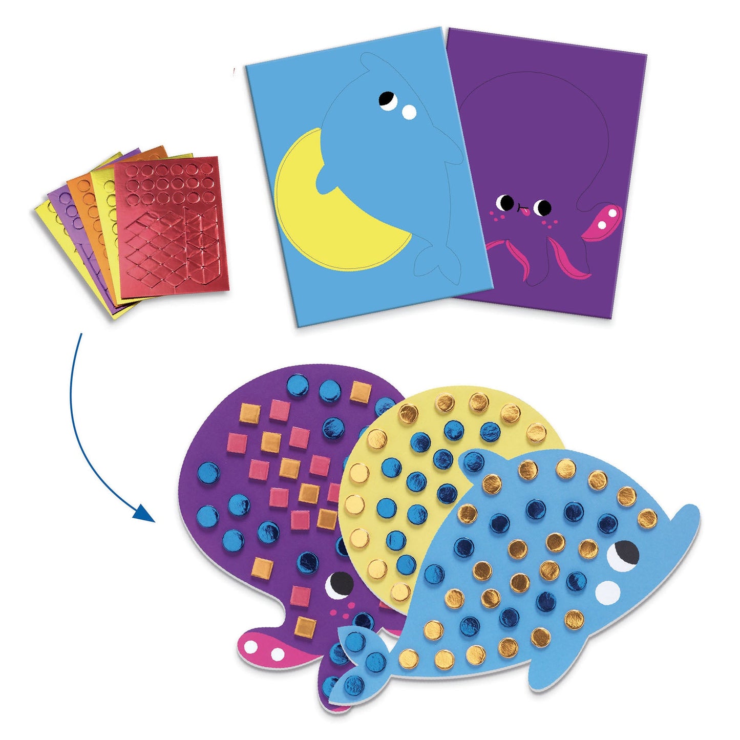 Coffret multi activités | La mer et ses plaisirs-Djeco-Super Châtaigne-Création & Fabrication : Product type