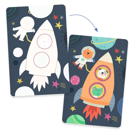 Coloriages à l'eau | En route-Djeco-Super Châtaigne-Collages & Coloriages : Product type