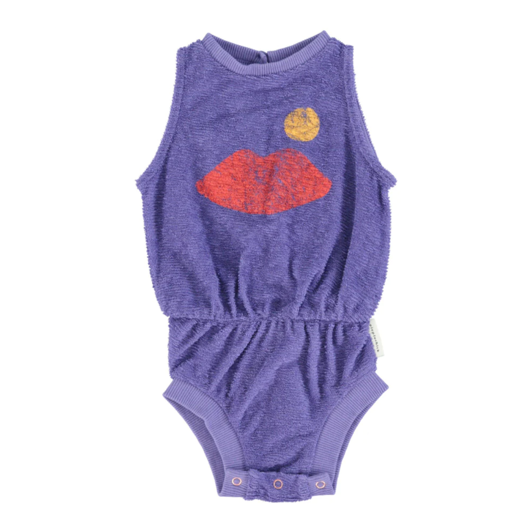Combi courte | Mauve-Piu Piu Chick-Super Châtaigne-Shorts & Combinaisons : Product type