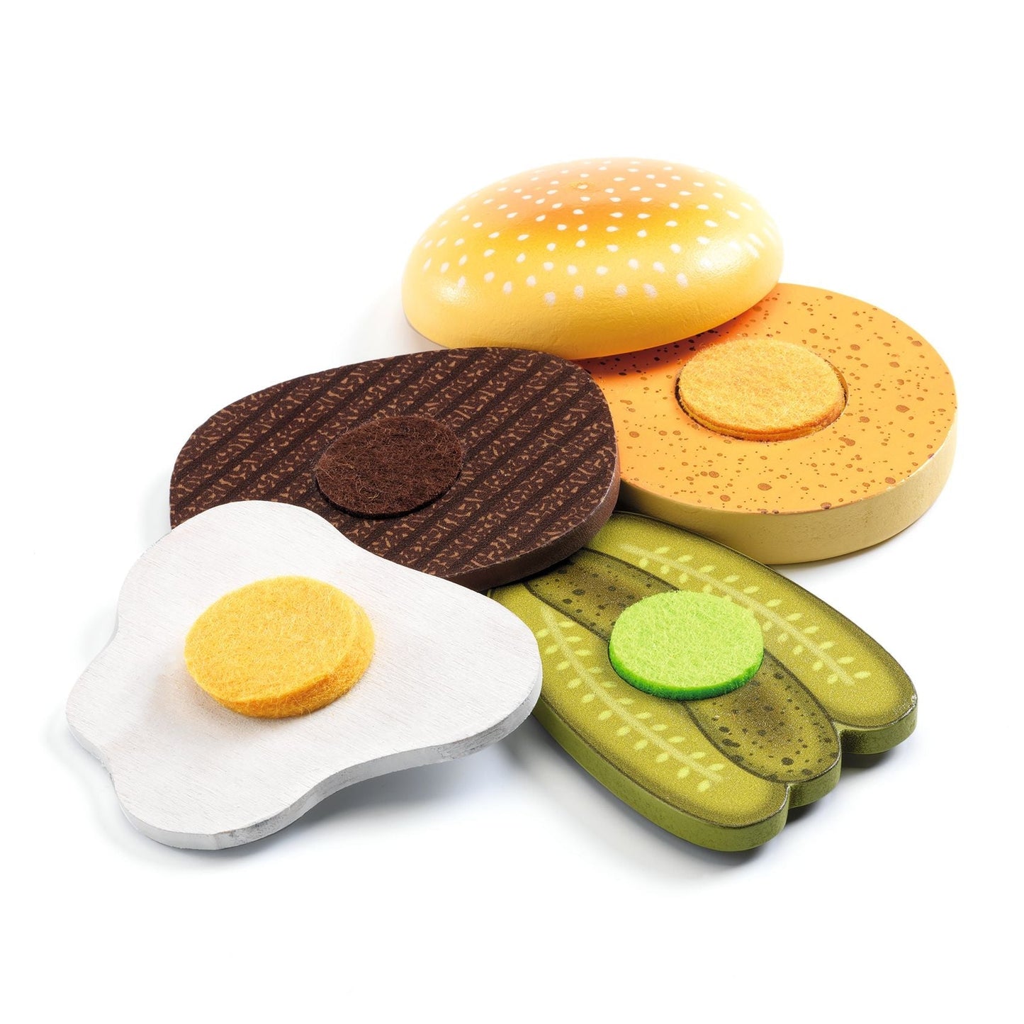 Cuisine - Kelly & Johnny - Préparer des burgers + menu-Djeco-Super Châtaigne-Imitation : Product type