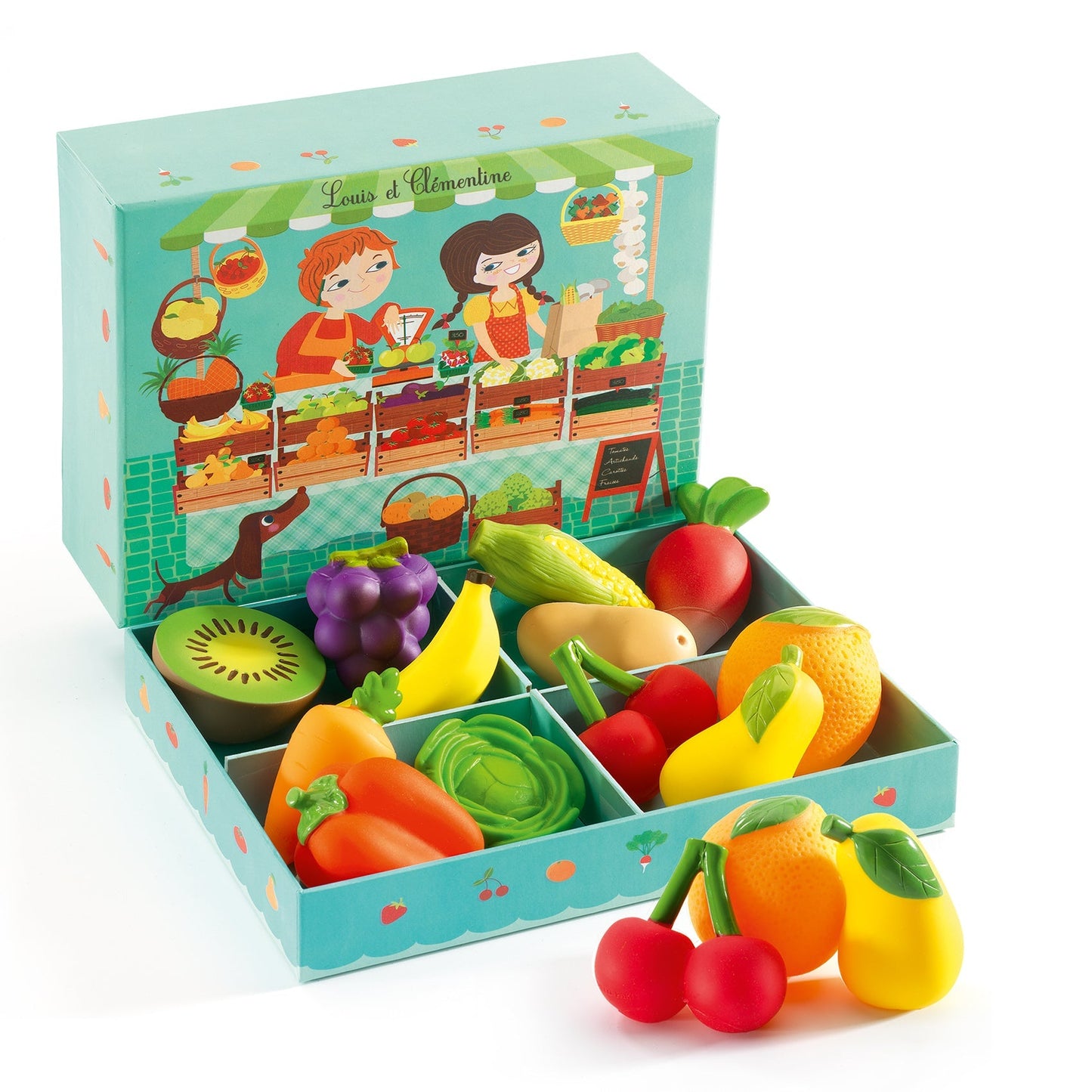 Cuisine - Louis & Clémentine - Fruits et légumes-Djeco-Super Châtaigne-Imitation : Product type