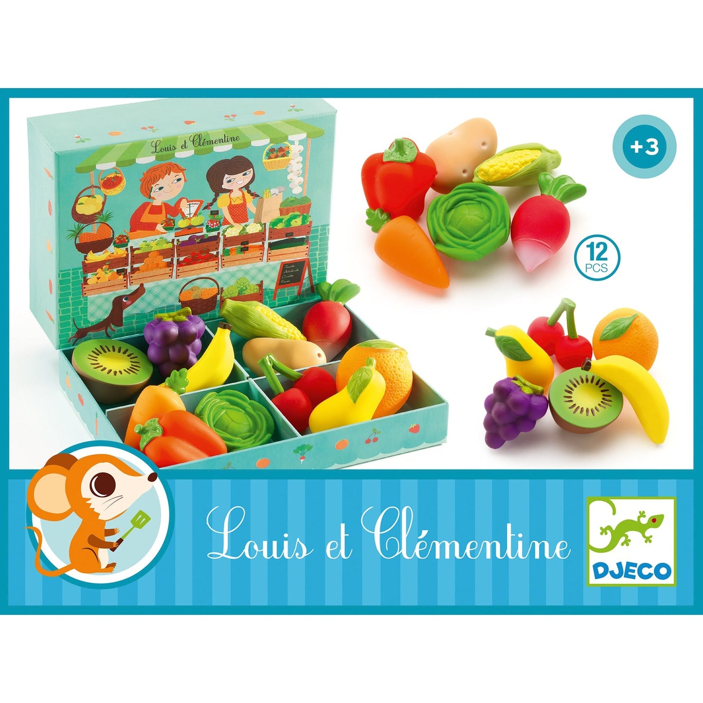 Cuisine - Louis & Clémentine - Fruits et légumes-Djeco-Super Châtaigne-Imitation : Product type