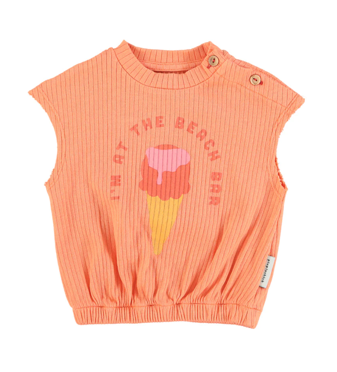 Débardeur | Orange glace-Piu Piu Chick-Super Châtaigne-outlet : Product type