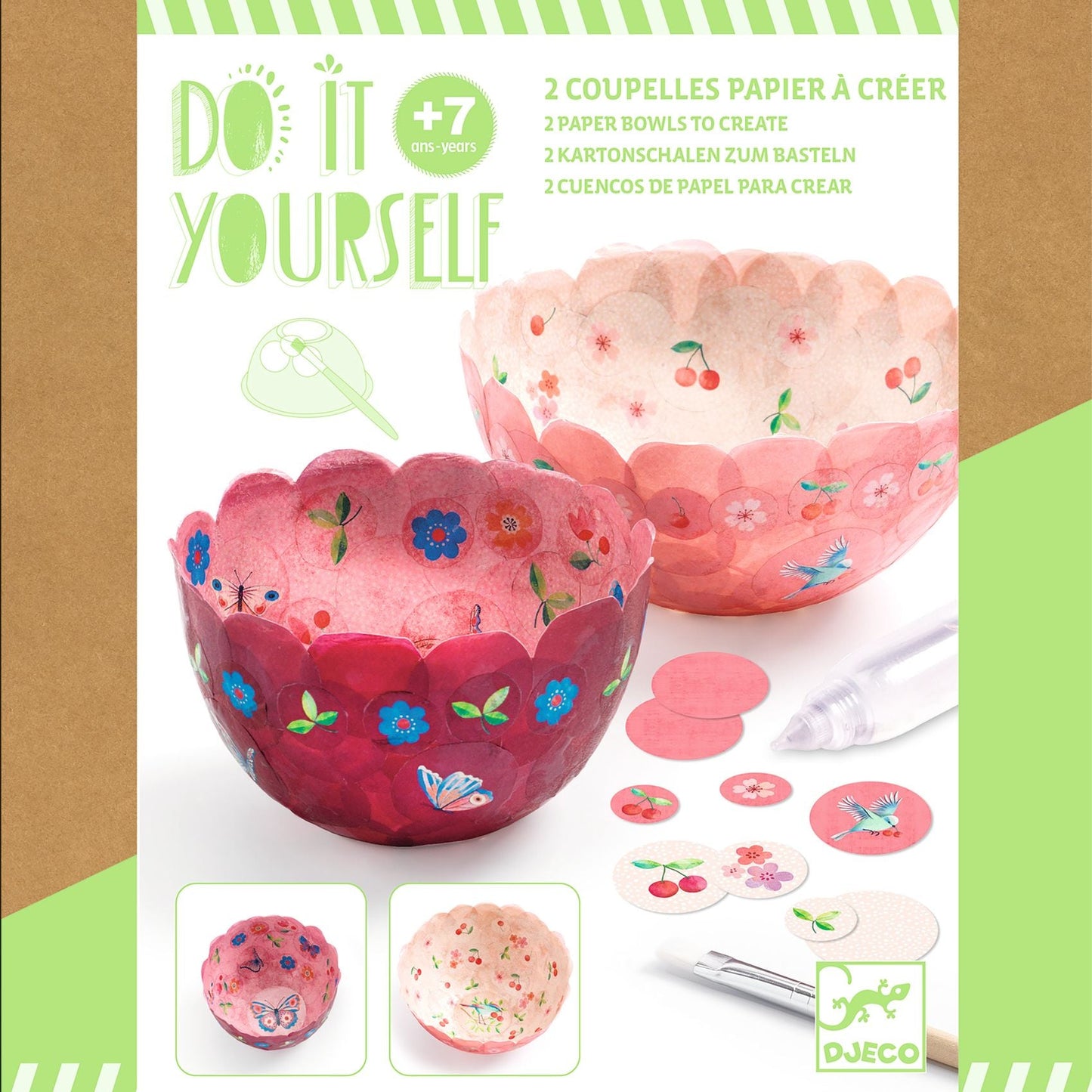 DIY | Coupelles dans les airs-Djeco-Super Châtaigne-Création & Fabrication : Product type