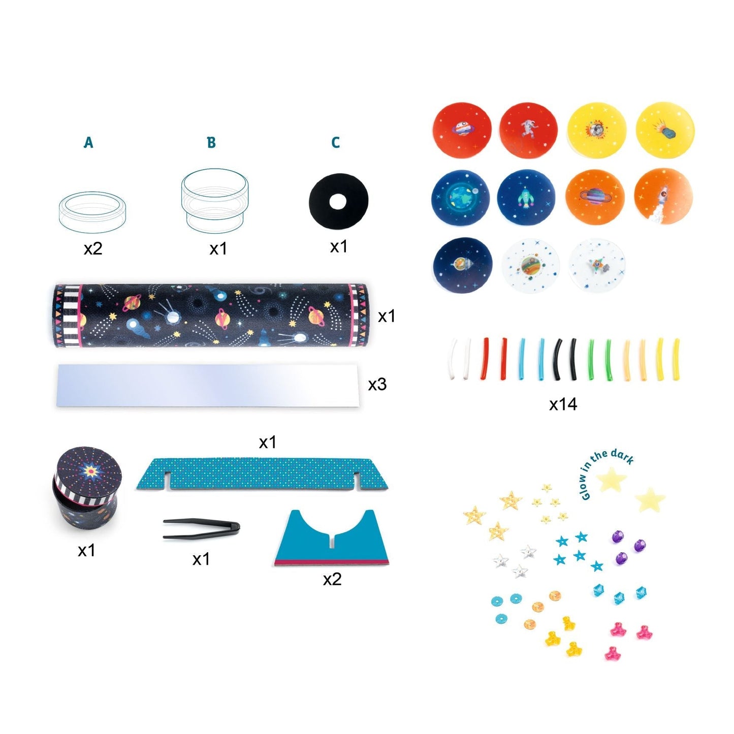DIY |Kaléidoscope immersion spatiale-Djeco-Super Châtaigne-Création & Fabrication : Product type