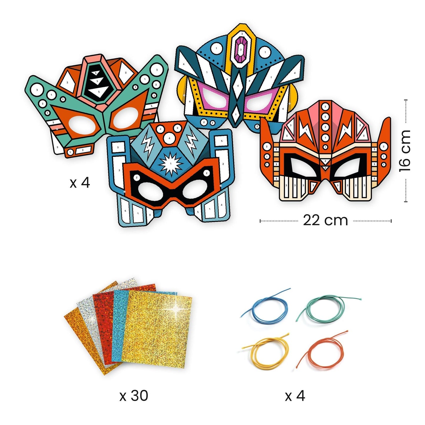 DIY l Masques Super Robots-Djeco-Super Châtaigne-Création & Fabrication : Product type