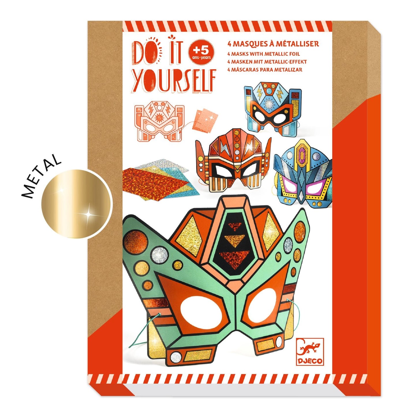 DIY l Masques Super Robots-Djeco-Super Châtaigne-Création & Fabrication : Product type