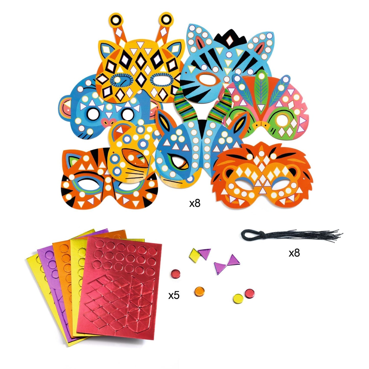 DIY | Masques animaux de la jungle-Djeco-Super Châtaigne-Création & Fabrication : Product type