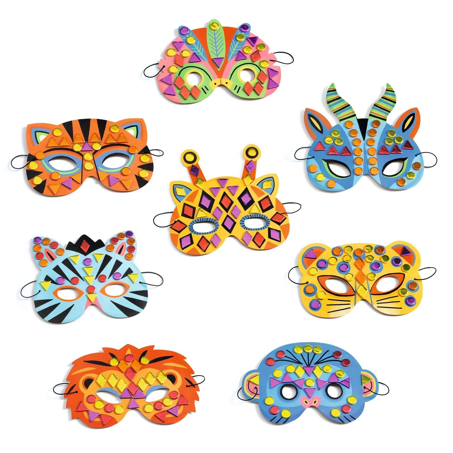 DIY | Masques animaux de la jungle-Djeco-Super Châtaigne-Création & Fabrication : Product type