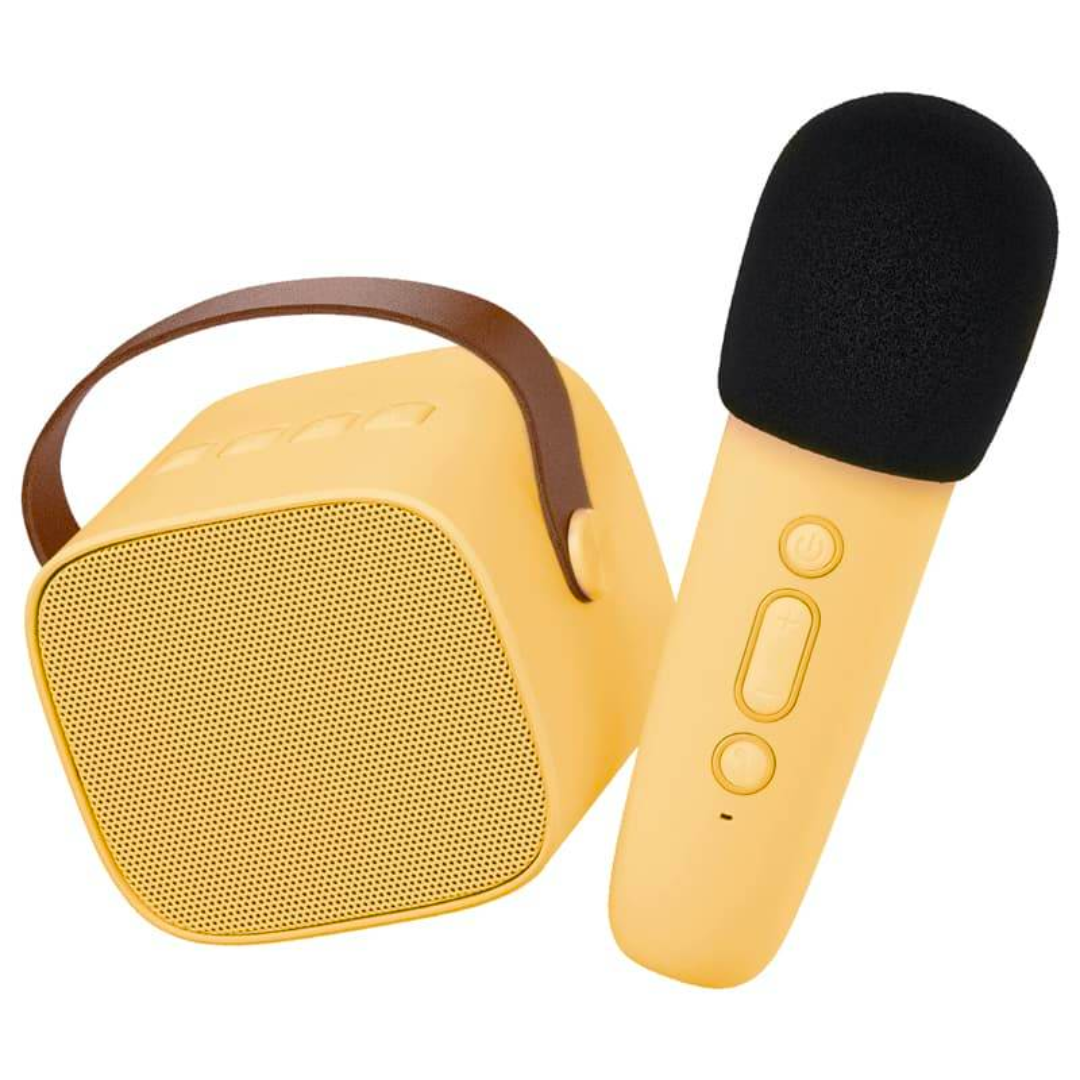 Enceinte & Micro Karaoke | Jaune-Lalarma-Super Châtaigne-Musique : Product type