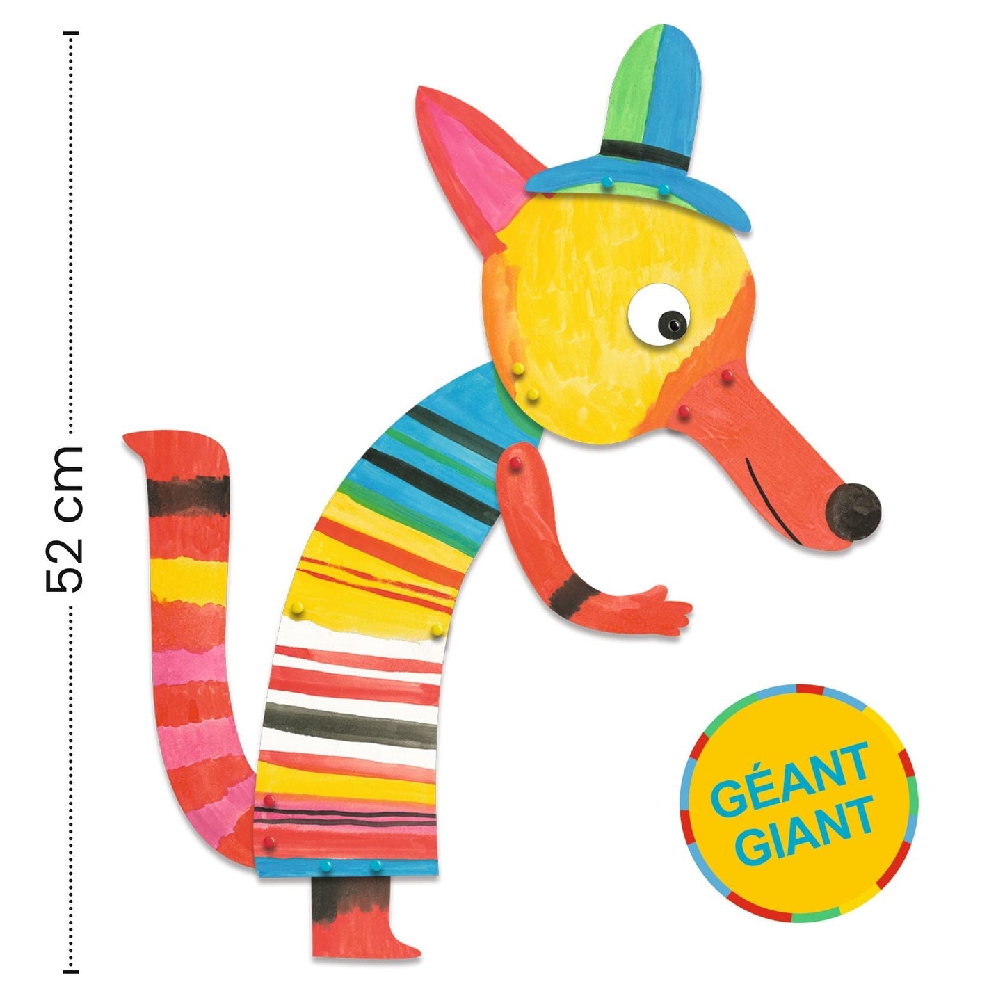Fabrique tes personnages - La famille Renard-Djeco-Super Châtaigne-Création & Fabrication : Product type