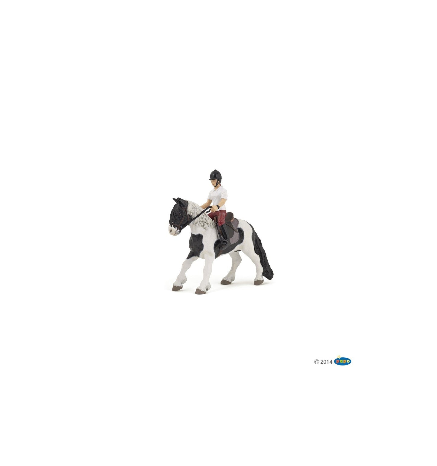 Figurine - Mini PLUS Ferme (Tube, 12 figurines)-Papo-Super Châtaigne-Imitation : Product type