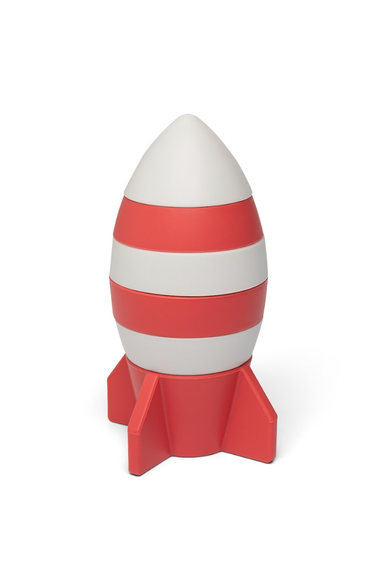 Fusée à empiler en silicone-Little L-Super Châtaigne-Puzzle : Product type