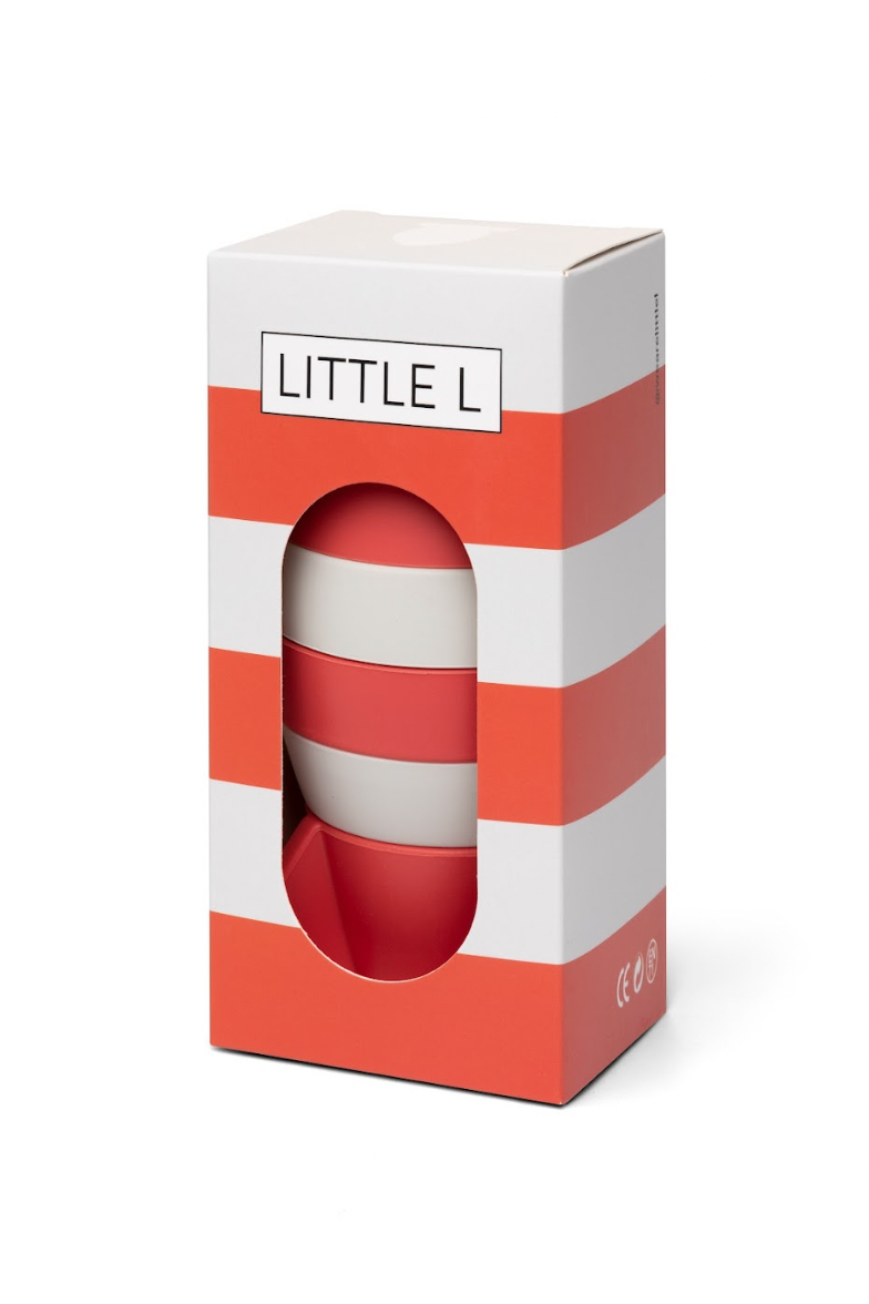Fusée à empiler en silicone-Little L-Super Châtaigne-Puzzle : Product type
