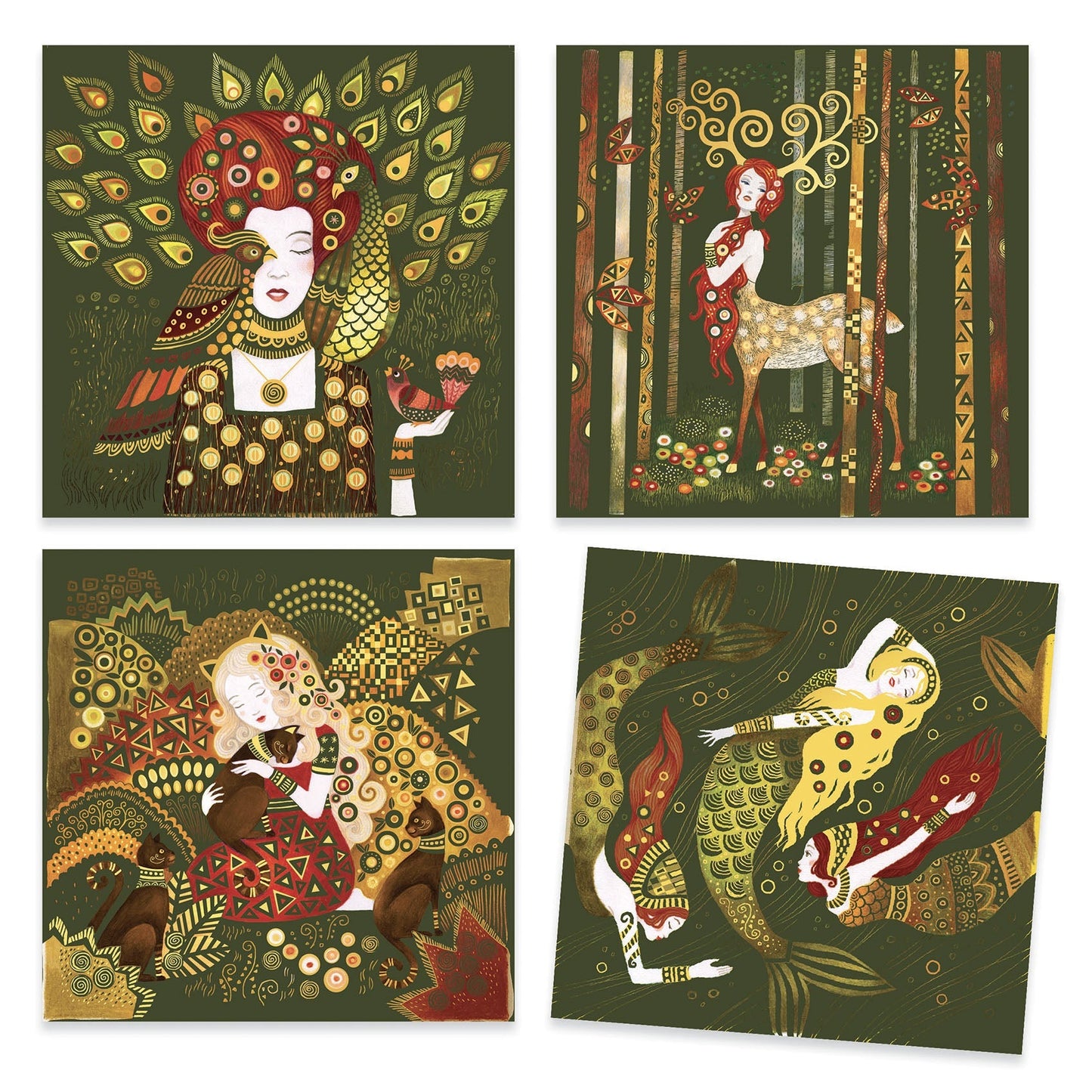 Inspired by - Golden Muses Gustav Klimt-Djeco-Super Châtaigne-Création & Fabrication : Product type