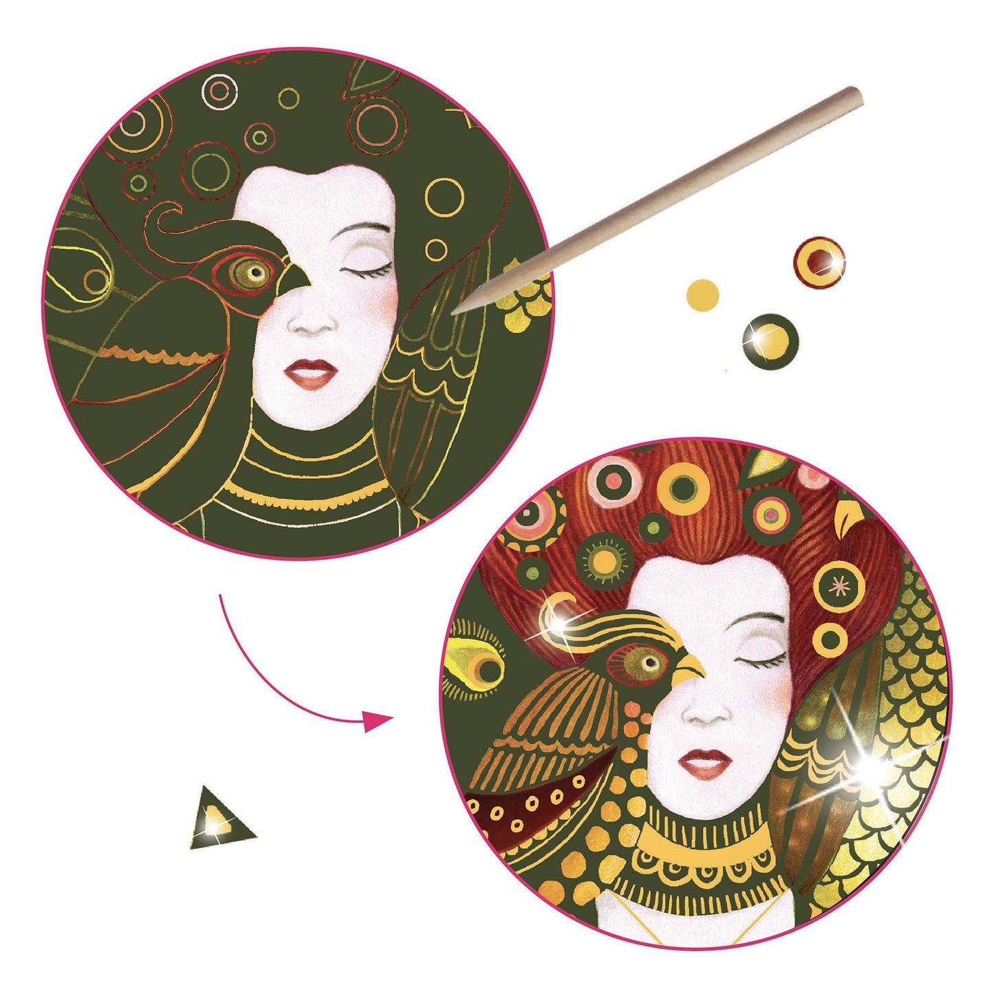 Inspired by - Golden Muses Gustav Klimt-Djeco-Super Châtaigne-Création & Fabrication : Product type