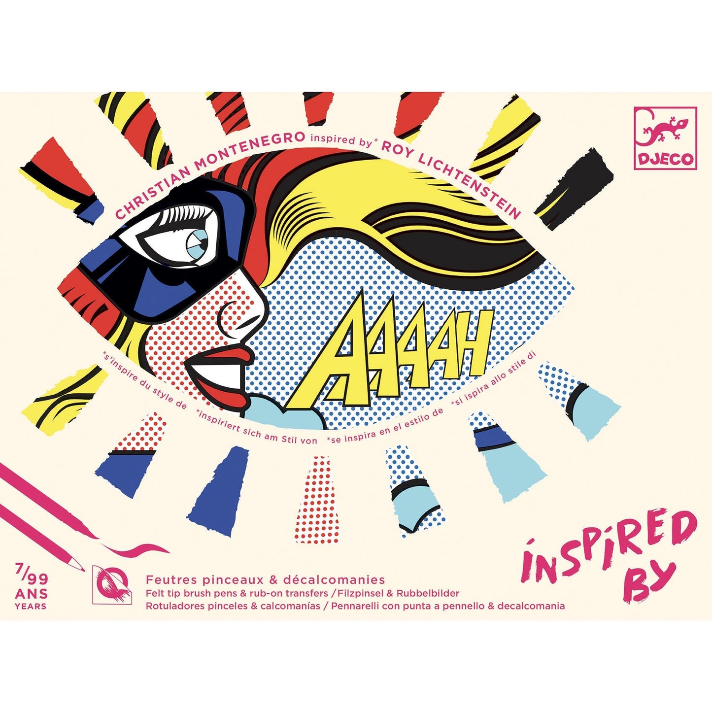 Inspired by - Heroes Roy Lichtenstein-Djeco-Super Châtaigne-Création & Fabrication : Product type