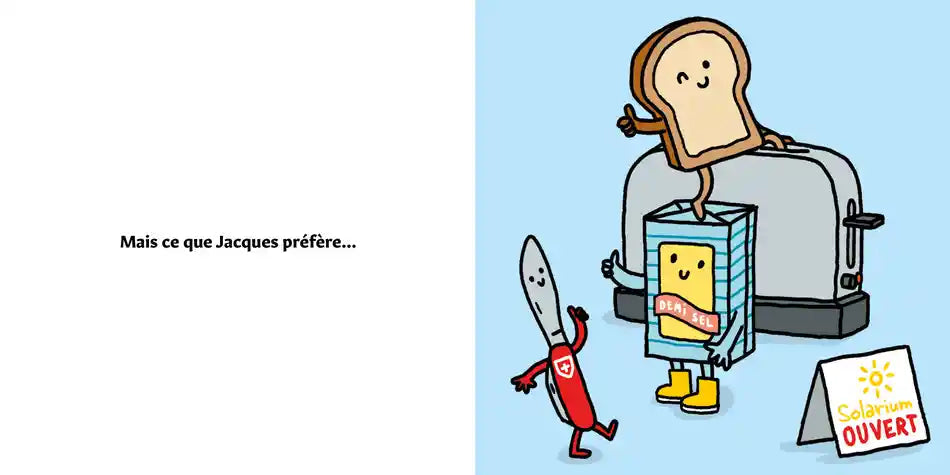 Jacques le pain de mie part en vacances-Auzou-Super Châtaigne-Livres & Cie : Product type